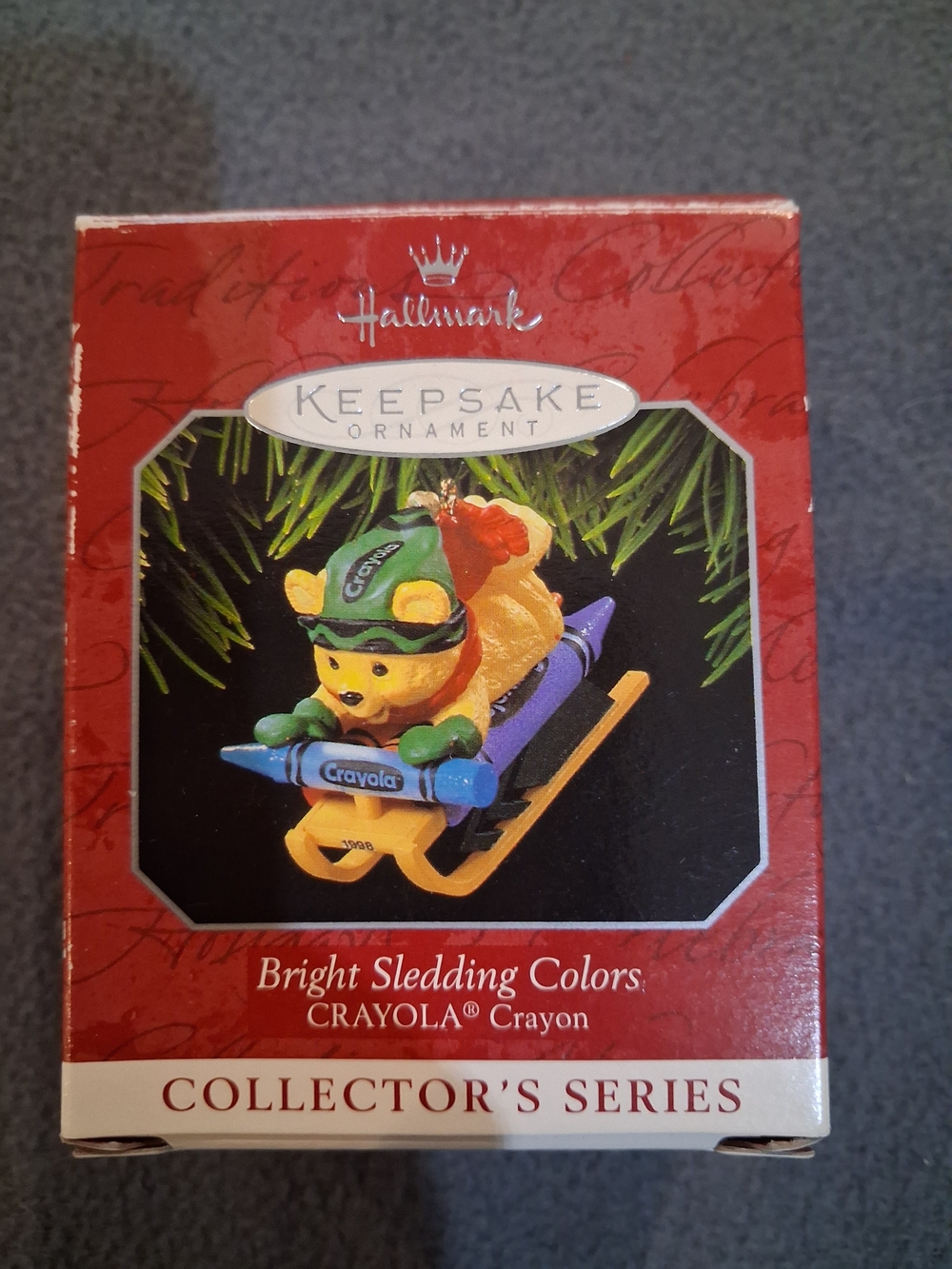 Hallmark Crayola Bright Sledding Colors Ornament